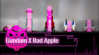 Chất trên từng khung ảnh!!! | Lắp ráp Gundam | Tần số âm nhạc - Bad Apple