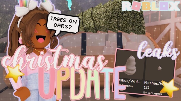 Upcoming Bloxburg CHRISTMAS UPDATE 0.10.2! *Concepts, LEAKS & More* Roblox