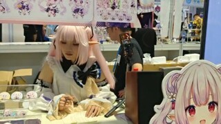 BW现场真白花音cos摆摊实况