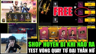 Shop Huyền Bí Khi Nào Ra, Test Vòng Quay Tứ Đại Thần Nữ, Gà Rán Tặng MP40 Truy Sát Free | THI BLUE