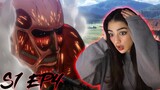 WHAT IS THAT?! / Attack on Titan Reaction & Review / S1 EP4