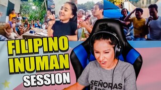 LATINA REACTS to FILIPINOS SINGING while DRINKING WENT VIRAL!!