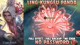 Script Skin Ling Kungfu Panda Full Efeect No Password Patch Terbaru | Mobile Legends