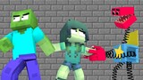 Monster School: Boxy Boo New Family - Poppy Playtime Sad Story | Minecraft Animation