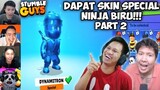Reaksi ACI GameSpot & Windah Basudara Mendapatkan Skin Special Ninja Biru Part 2 | Stumble Guys