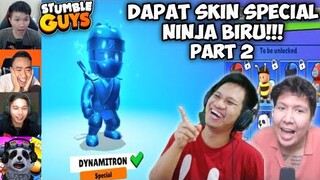 Reaksi ACI GameSpot & Windah Basudara Mendapatkan Skin Special Ninja Biru Part 2 | Stumble Guys