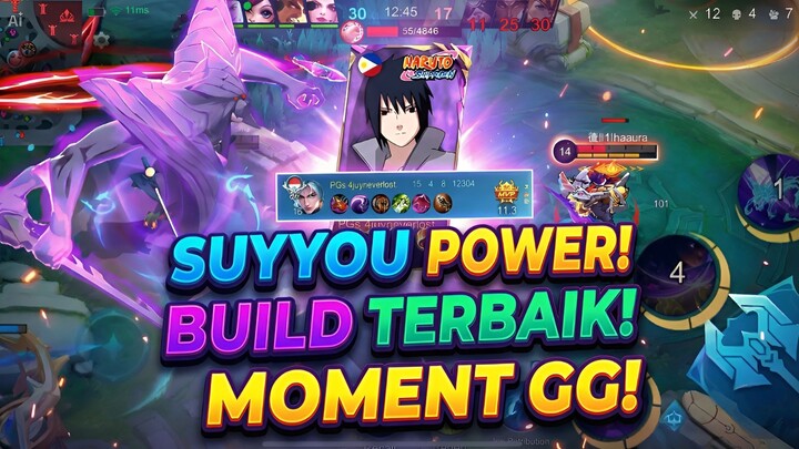 SUYOU POWER! 💥 BUILD TERBAIK 2025 — AOE Gila, 15/4/8 MVP, Moment GG yang Bikin Lawan Shock! 🤯🔥