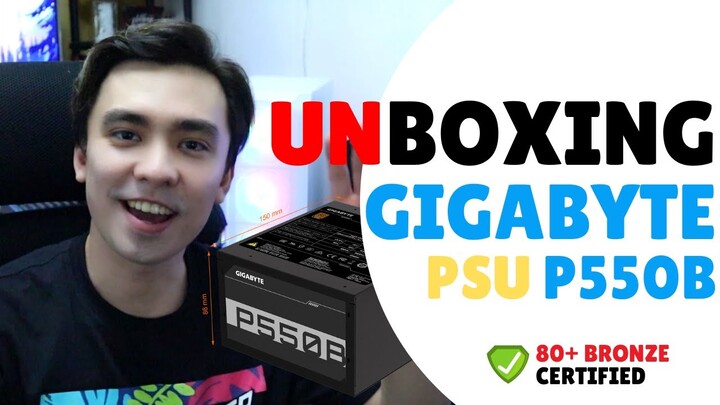 Gigabyte P550B Unboxing