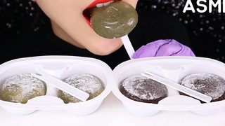 ไอศกรีมเกาหลี MUKBANG ASMR CHAL TTEOK ไอศกรีม ASMR MOCHI ICE CREAM ASMR