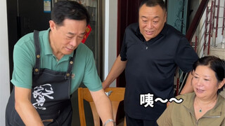 When my parents visit my father-in-law's place... where he's a really great cook!