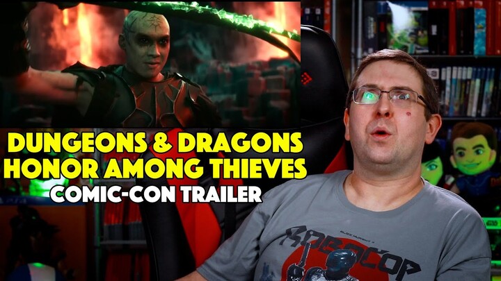 REACTION! Dungeons & Dragons: Honor Among Thieves Comic-Con Trailer - Chris Pine Movie 2022