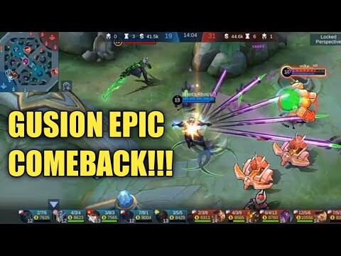 GUSION EPIC COMEBACK! - (MLBB)