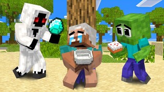 The minecraft life | Assassin Entity Become Best Friend Baby Zombie | Minecraft animation