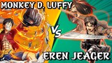 Comparison: By Strength If Eren Titan is an Onepiece Character |Attack on Titan vs Onepiece