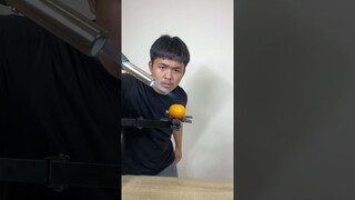 Burn oranges with a flamethrower #shorts #meme #memes