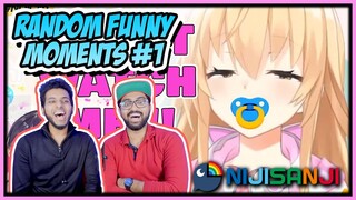 NIJISANJI NOTICED US?! NIJISANJI - RANDOM FUNNY MOMENTS #1 REACTION