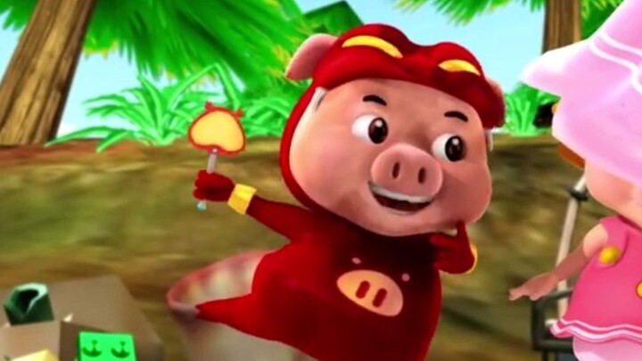 Whose childhood is this version of Peppa Pig? - Peppa Pig's fairy tale in the world of building bloc