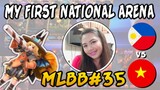 My First National Arena (Philippines vs Vietnam) - Mobile Legends #35 - Let's Play