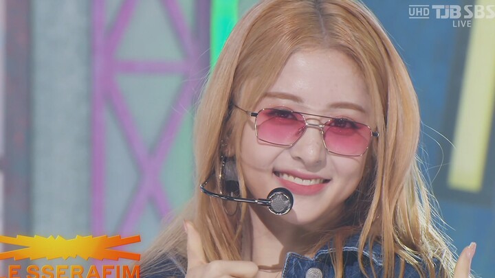 【4K 60fps】LE SSERAFIM – ANTIFRAGILE (221023 SBS UHD Inkigayo)