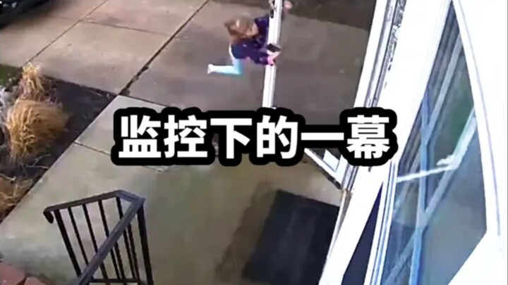 要是没监控我根本不敢相信这是真的…#监控下的一幕
