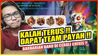WADUH KALAH TERUS LAWAN MUSUH BARU RISE OF KINGDOMS CEROLI CRISIS !!