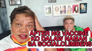 AFTER NG VACCINE KO DALAW NAMAN SA SOCIALCLIMBERS|MERYENDA NG SAGING WITH GINAMOS @Brenda Mage