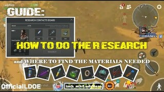 "HOW TO DO THE RESEARCH" and where to find materials - GUIDE/(season 10 week 02) - LDOE