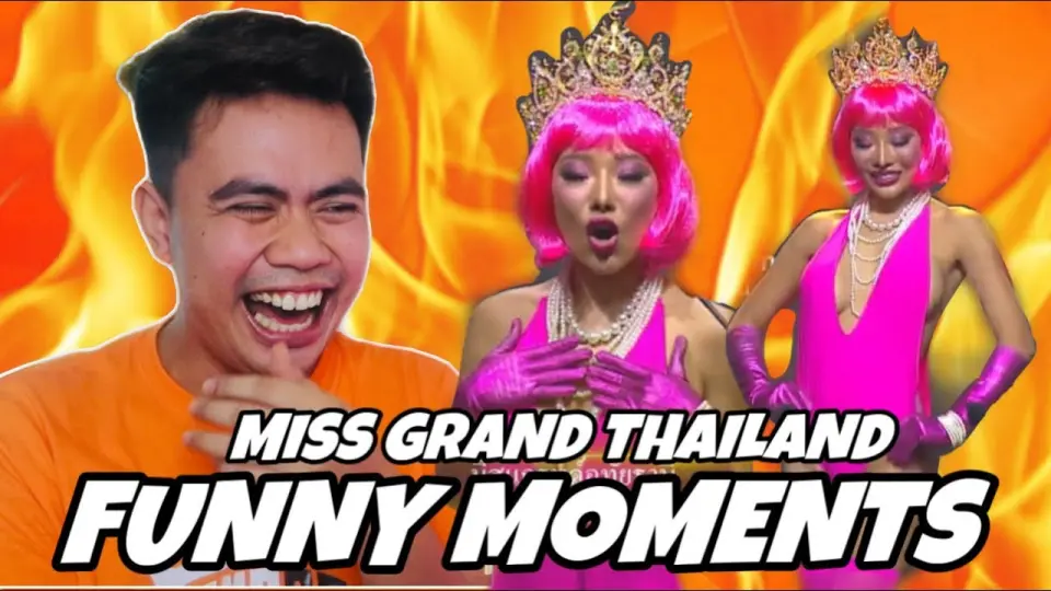 ATEBANG REACTION | MISS GRAND THAILAND 2022 FUNNY MOMENTS + FUNNY  INTRODUCTION #MGT2022 - Bilibili