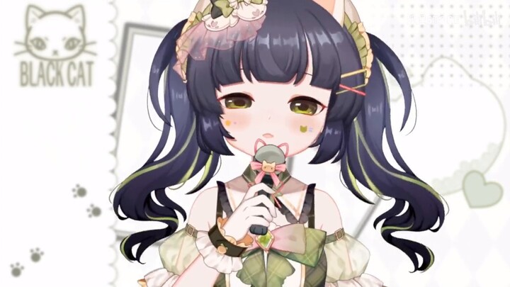 [Mẫu Live 2D miễn phí/bán đại trà] Phiên bản thần tượng mèo đen 2.0 siêu dễ thương/phiên bản pyjama 