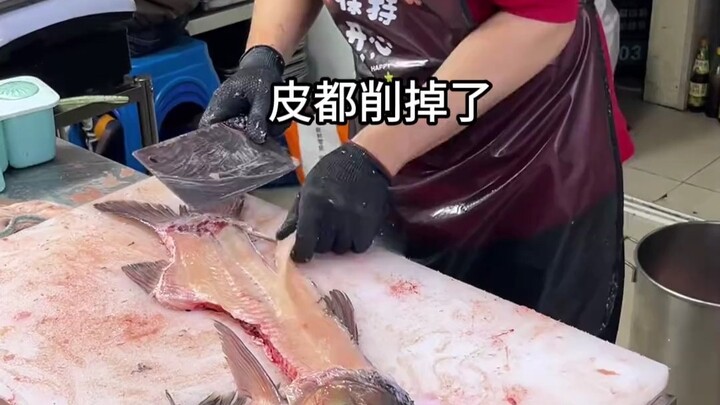 The heir of the three-knife separation of flesh and blood, this knife skill is so stress-relieving