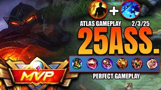 4 Man Set!!! 2/3/25 KDA | Perfect Gameplay | #Atlas Gameplay #MLBB