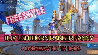 FANNY RANGER LIGHTBROWN + Freestyle (GIVEAWAY) | MLBB