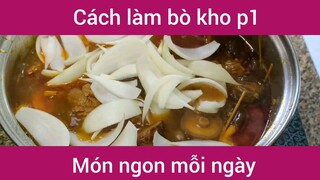 Cách làm bò kho p1