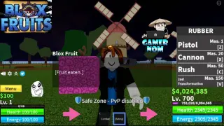 Lvl 1 Noob uses GUM FRUIT to reach 2nd SEA in BLOXFRUITS