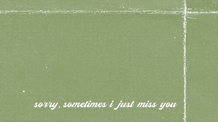 Sorry, Sometimes I Just Miss You