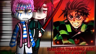 •| Upper Moons + Muzan React To Hashira Training Arc + Infinity Castle || manga spoilers KNY React |