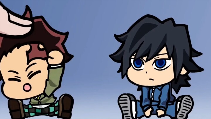 إصدار لطيف من معركة قتال الشياطين ضد وحوش الأصابع