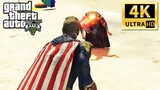 GTA 5 - Homelander vs Superman Black Suit | 4K Ultra HD Gameplay