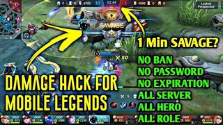 DAMAGE HACK FOR MOBILE LEGENDS BANG BANG Part 2 - BEATRIX NEW PATCH