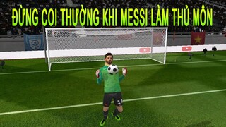 Thử Messi làm thủ môn và cái kết Dream League Soccer 2019