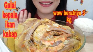 ASMR GULAI KEPALA KAKAP | DEW ASMR ASMR MUKBANG INDONESIA | EATING SOUNDS