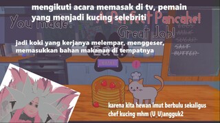 -+[Memasak bareng kucing selebriti, di stasiun tv yang disiarkan LIVE]+-