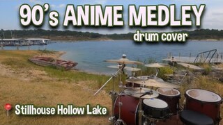 90's ANIME MEDLEY (drum cover)