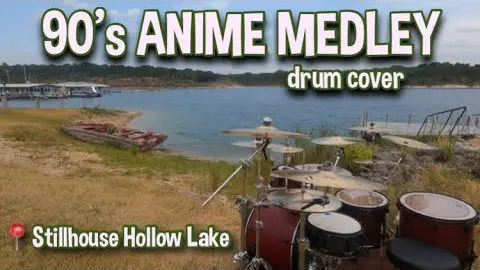90's ANIME MEDLEY (drum cover)