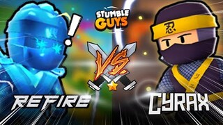 Menantang Top Global! ReFire vs Cyrax - Stumble Guys Indonesia