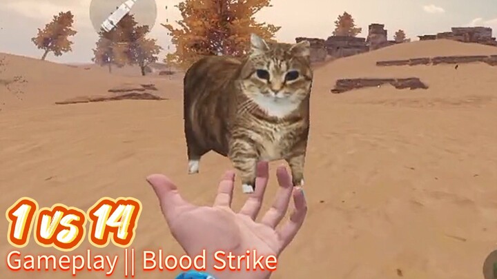 1 vs 14 || Gameplay || Blood Strike