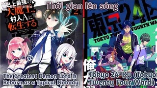 Anime mới: The Greatest Demon Lord Is Reborn as a Typical Nobody; Tokyo 24-Ku | Bản Tin Anime