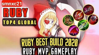 Ruby Best Build 2020 | World Rank No.4 Full Gameplay by [ smnxc21 ] MVP🔥- MLBB