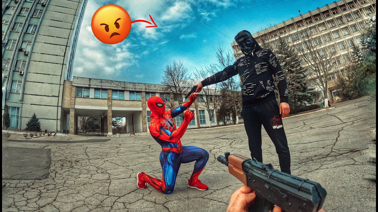 SPIDER MAN ESCAPES ANGRY SQUID GAME BOSS (Epic Parkour POV Chase) - Bilibili