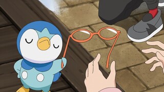 Pokemon Tập 1098: Đừng thua, Pochama! Đường đua băng ở Sinnoh!!